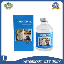 Medicamentos Veterinários de 1% de Ivermectina Injectável (10ml / 50ml / 100ml)